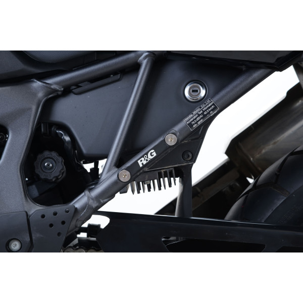 R&G Rear Foot Rest Blanking Plate Kit for Honda Africa Twin CRF1000L '16-
